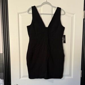 Lulu's Chic Black Mini Dress